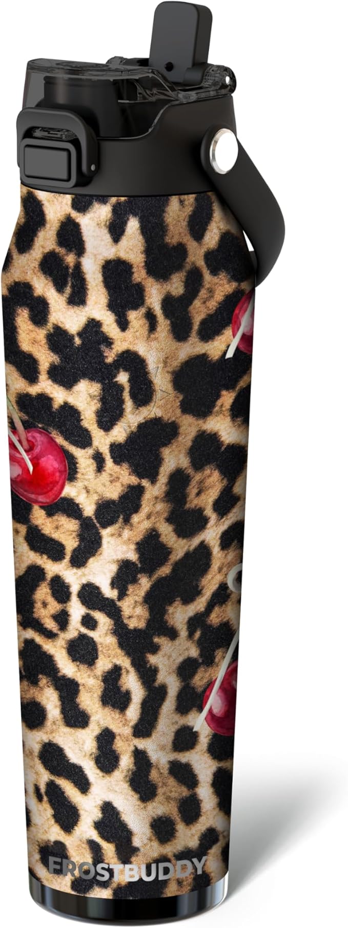 Frost Buddy 32oz Insulated Water Bottle with Straw & Chug Lid | Leak-Proof Stainless Steel | 24-Hours Cold | Sweat-Proof, Cup Holder Friendly | Ideal for Gym, Travel, Sports & Everyday Hydration