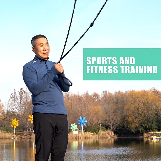 Flow Rope Exercise Jump Ropes for Home Gym Cardio Core Stability Body Coordination Weighted Jump Rope for Freestyle Skipping & Jumping Helps Upper Body Fitness for Boxing & HIIT Beginner