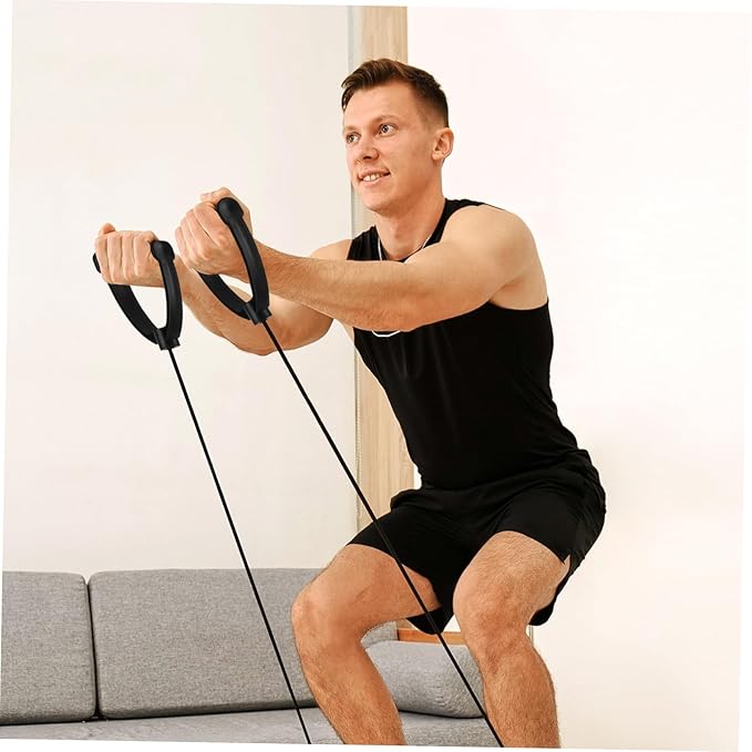 1 Pair Resistance Bands Stepping Machine Assistance Bands Exercise Cords for Weightlifting Strength Training Muscle Toning