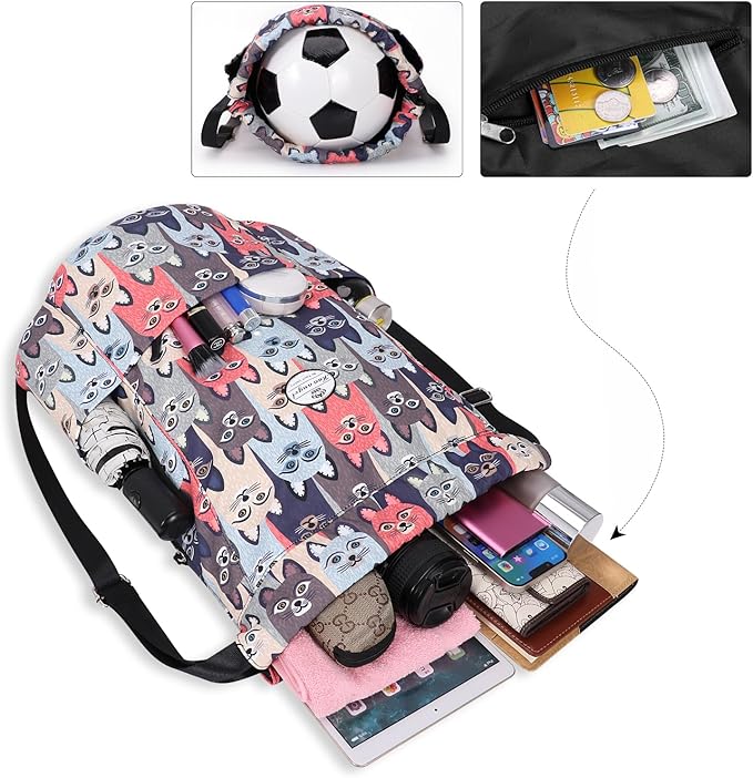 HUA ANGEL Drawstring Backpack Bag, Sport Gym Sackpack Lightweight Small Gym Bag for Men Women Pull String Sport Beach Bag