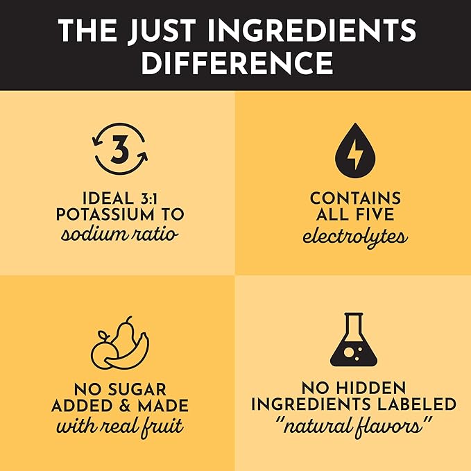 Orange Pineapple Electrolytes – 30‑Serving Hydration Drink Mix with Coconut Water, Sea Salt, and Trace Minerals – Supports Energy, Recovery, and Electrolyte Balance*