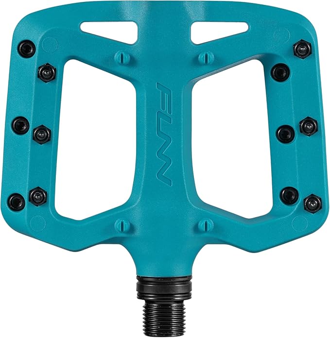 Funn Taipan S Glass Fiber Reinforced Thermoplastic Bike Pedals with 9/16-inch CrMo Axles for MTB/BMX/Urban/Gravel Riding, Suitable for Youth, Kids and Young Riders