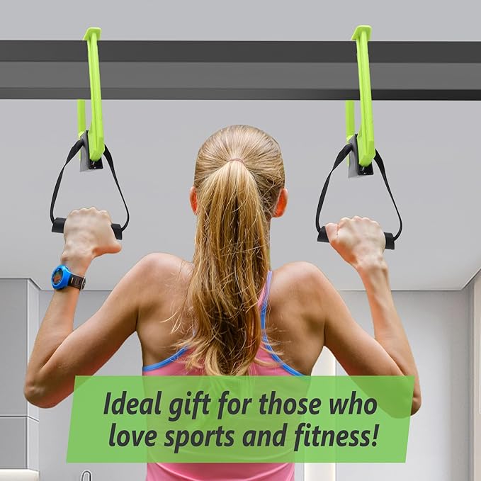 Portable Pull Up Bar For Doorway, Home Gym Equipment, Travel Pull Up Bar, 220lbs Weight Capacity, Chin-Up Core Training