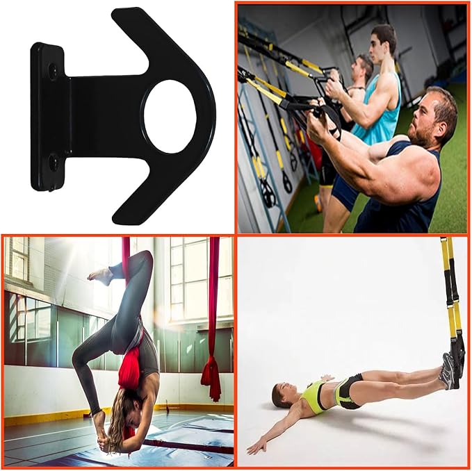 Resistance Band Wall Anchor(3PCS),Resistance Bands Wall Mount for Home Workouts & Yoga Gym，Resistance Band Hooks for Resistance Bands, Stretch Straps & Suspension Trainers