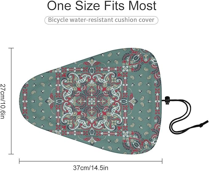 Waterproof Bike Seat Cover with Drawstring Waterproof Bike Seat Rain Cover Seat Protective Water Resistant Bicycle Saddle Rain Dust Cover