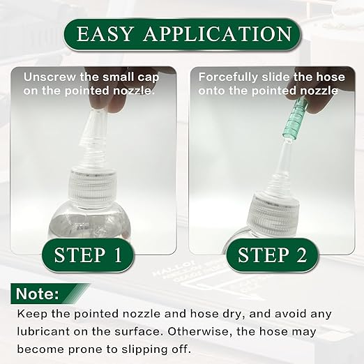 Treadmill Lubricant 100% Silicone,Treadmill Belt Lubricant Oil,Equipped with a Pointed Nozzle Cap and Extra-Long Hose for Easy Application to Hard-to-Reach Areas, Non-Toxic and Odorless.