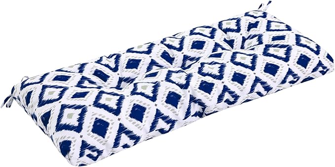 Outdoor Bench Cushion Waterproof, Tufted Bench Seat Cushion 42 x 15 Inch, Patio Wicker Indoor Seat Pads for Outside Garden Patio Balcony