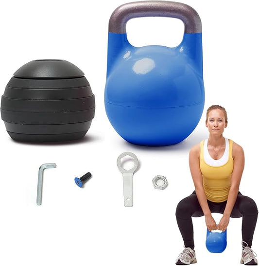 Kettlebell Kings Powder Coated Kettlebell Weights - 9-97 lb Strength Training Kettlebells for Men and Women - Hand Weights Workout Gym Equipment - Weights Set for Home Gym- New