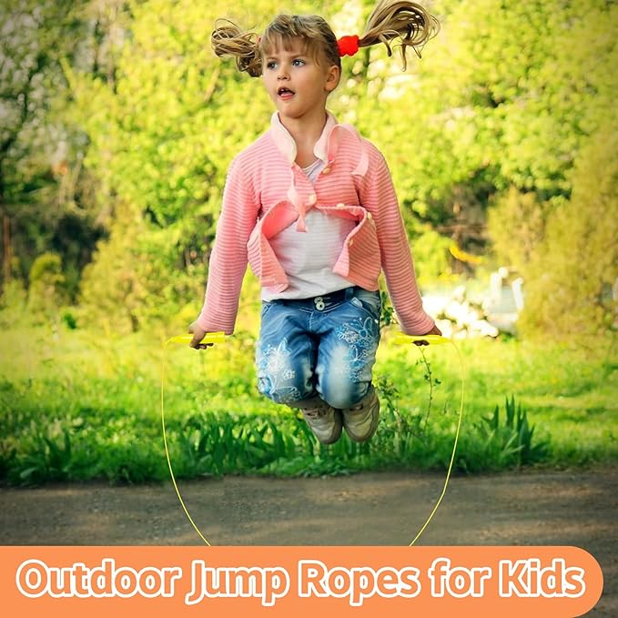 30 Pcs Kids Jump Rope,Colorful Jump Ropes for Kids,7.2 Feet Plastic Jump Ropes,Adjustable Skipping Rope,Jumping Ropes for Party Favors,Birthday Gifts,Indoor Outdoor Activity
