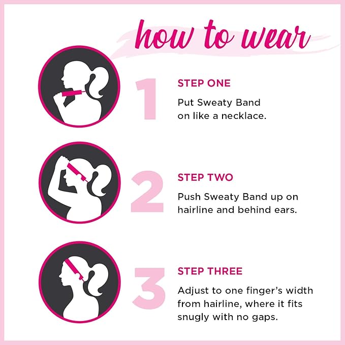 Sweaty Bands Womens Girls Headband - Non-Slip Velvet-Lined Fitness Sparkle Hairband - Viva Diva Turquoise 1-Inch