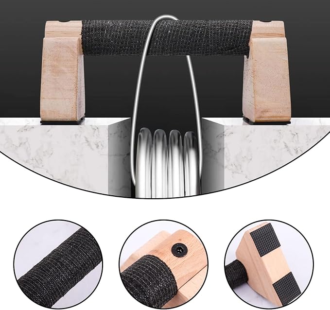 1 Pair Wooden Push Up Bar,For Home Parallettes Bars,Calisthenics Bars,For Fitness Handstand Training, Push-up Handles.