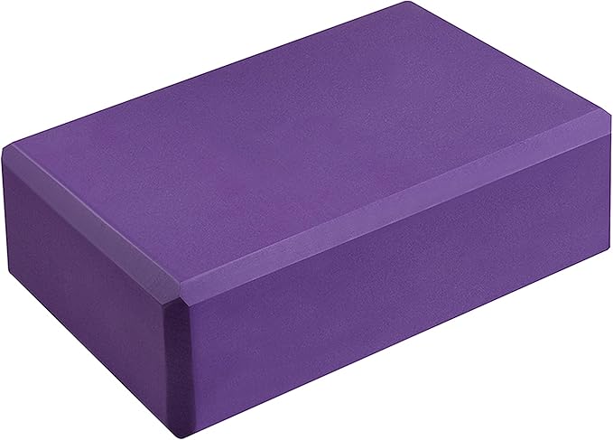 Hello Fit 3" Yoga Block, 10 Pack Bulk EVA Foam Yoga Blocks, Firm and Supportive Yoga Brick, Balance Foam for Stretching, Pilates, and Workout, 3" x 6" x 9"