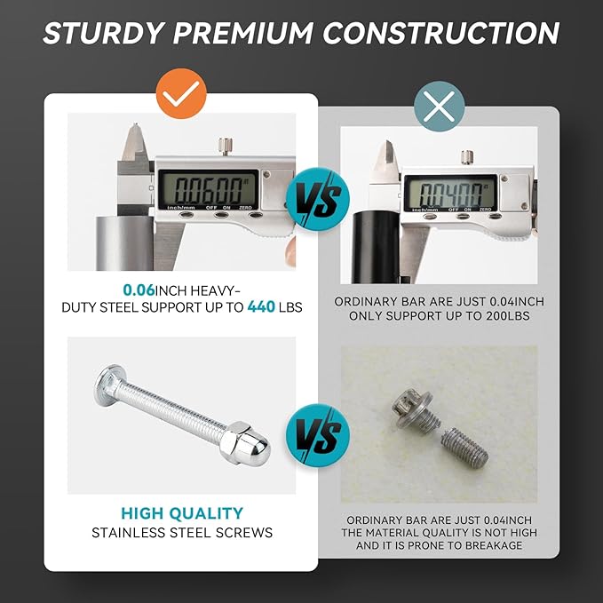 Pull Up Bar for Doorway, Adjustable Width Locking, Thickened Stee, Upper Body Fitness Workout Bar, Multi-Grip Strength for Doorway, Indoor Chin-Up Bar Fitness Trainer for Home Gym Portable