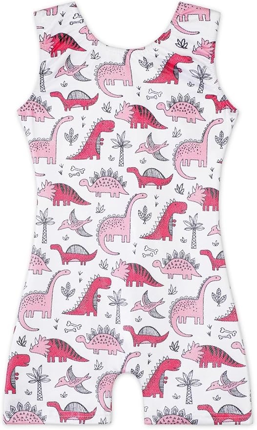 EQSJIU Leotards for Girls Gymnastics Sleeveless Sparkly Toddler Tumbling Outfits Dance Clothes Biketards for Kids 1-10 Years