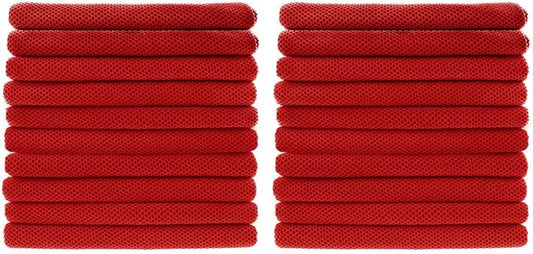 Peicees 20Pcs 40x12'' Microfiber Neck Cooling Towels Sports Sweat Towels Headband for Travel Beach Swimming Camping Climbing Gym Yoga Workout Backpacking, Quick Dry Super Absorbent Compact Lightweight