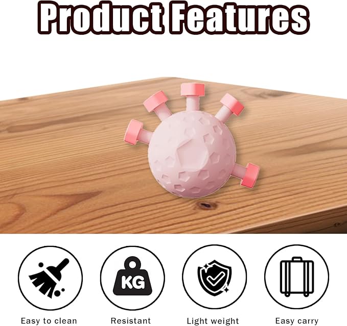 2 Pack Finger Grip Strengthener, Power Ball Hand Exerciser, Forearm Strengthener, Grip Strength Trainer Ball for Strength Finger Exerciser Gripper Tool