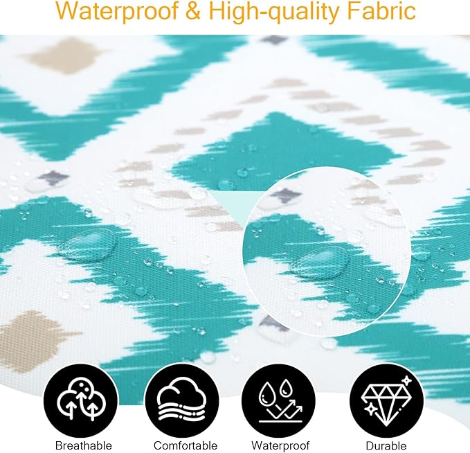 Outdoor Bench Cushion Waterproof, Tufted Bench Seat Cushion 36 x 15 Inch, Patio Wicker Indoor Seat Pads for Outside Garden Patio Balcony