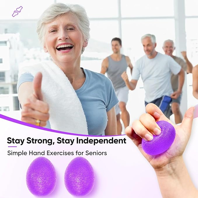 FitBeast Stress Balls for Adults, Hand Exercise Balls 6 Pack, Stress Relief & Grip Strength Trainer, Squishy Balls & Squeeze Balls for Arthritis, Carpal Tunnel, Hand Therapy with 3 Resistance Levels