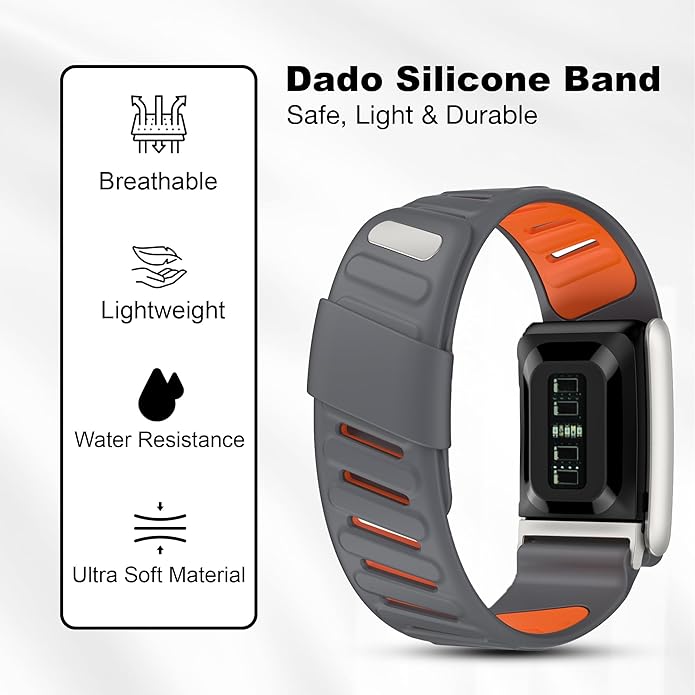 Silicone Sport Replacement Band Compatible with WHOOP 5.0, One, Peak, and Life Fitness Tracker – Breathable, Durable & Comfortable | Not for Whoop Gen 4