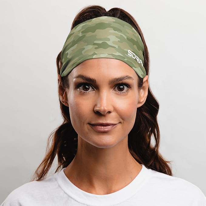 Suddora Camouflage Headbands - Camo Headbands for Workout, Costume, Sports, Games
