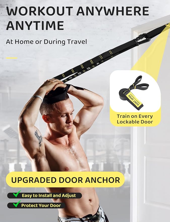 GHB Gymnastic Rings Wooden Gym Rings 1.25" Olympic Rings Adjustable Straps Pull Up Rings Sets for Workout Bodyweight Fitness Training