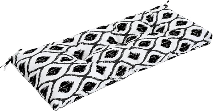 Outdoor Bench Cushion Waterproof, Tufted Bench Seat Cushion 36 x 15 Inch, Patio Wicker Indoor Seat Pads for Outside Garden Patio Balcony