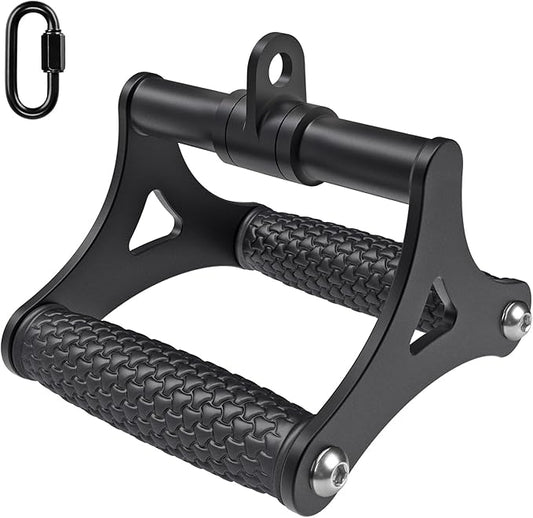 Kipika Heavy Duty Double D Handle, V Bar Cable Attachment, Row Attachment for Cable Machine, Non-Slip and Comfortable, Solid Aluminum Alloy Grip, Cable Machine Accessories for Home Gym…