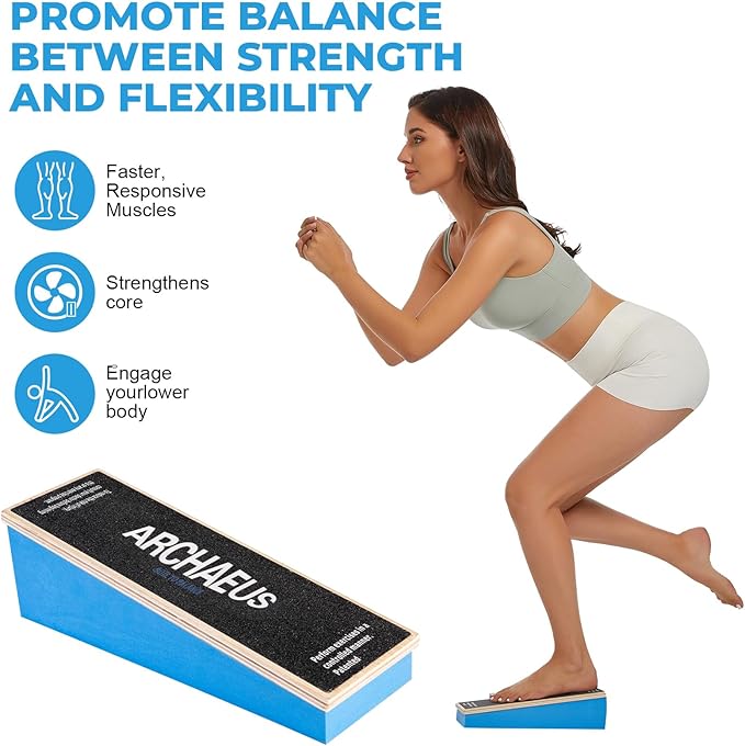 Athletic Balance Boards,Slant Board,Wobble Board,Balance Wedge for Condition Your Body and Prevent Injury