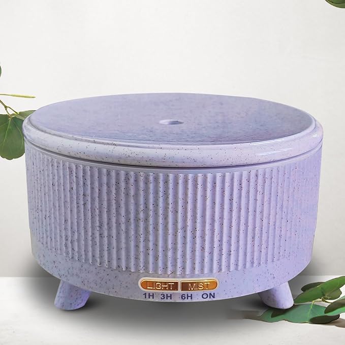 Essential Oil Diffusers for Home 500ml,Aromatherapy Diffusers for Essential Oils Large Room with 7 Colors Lights & 3 Mist Mode Waterless Auto Off,Cool Mist Humidifiers for Decor，Purple