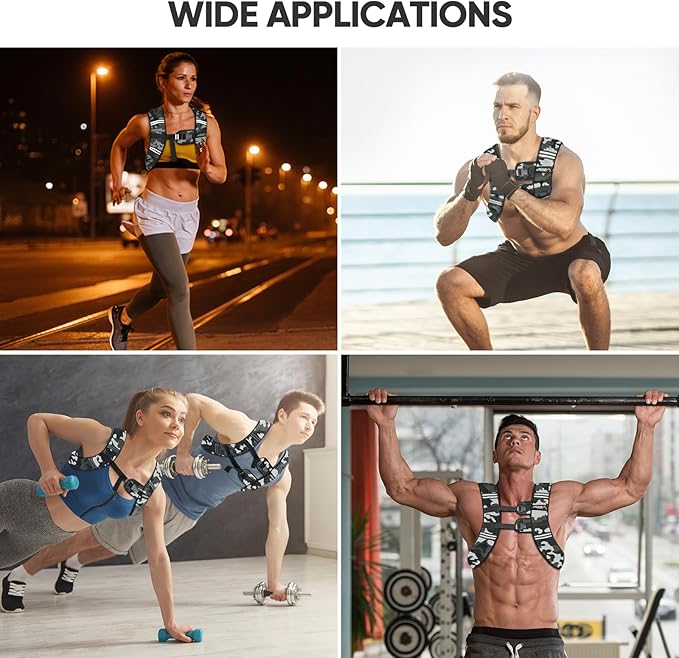 APEXUP Weighted Vest Men Women, Weight Vest for Women Workout Equipment for Strength Training Running
