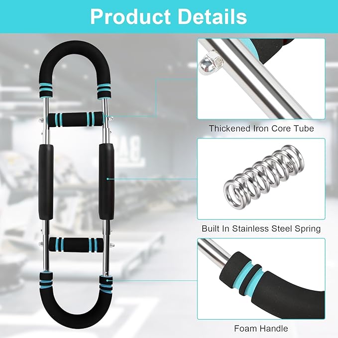 2025 Pro Saker Twister Arm Trainer Adjustable Chest Workout Equipment Arm Trainer for Men and Women Shaker Twister Arm Trainer Chest Clip Muscle Arm Workout Equipment at Home