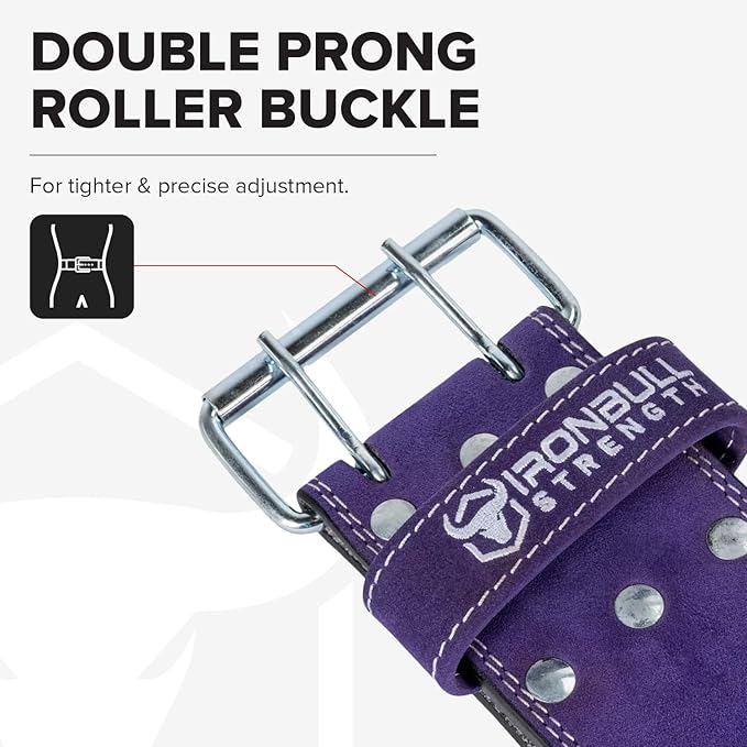 Powerlifting Belt - IPF Approved – Weight Lifting Belt 10mm - Prong Weightlifting Belt for Squats, Deadlift, and Bench Press – Lifting Belt Leather 4in for Men and Women – Back Brace for Gym, Workout, Strength Training, Strongmen & Power Lift