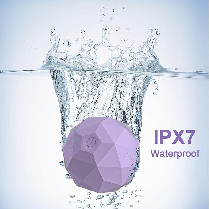 Vibrating Massage Ball with Heat - Portable Physical Therapy for Muscle Relief Up to 120 ¨H Heating Temperature for Myofascial Release and Trigger Point Treatment Mini Size Massage Ball -Purple