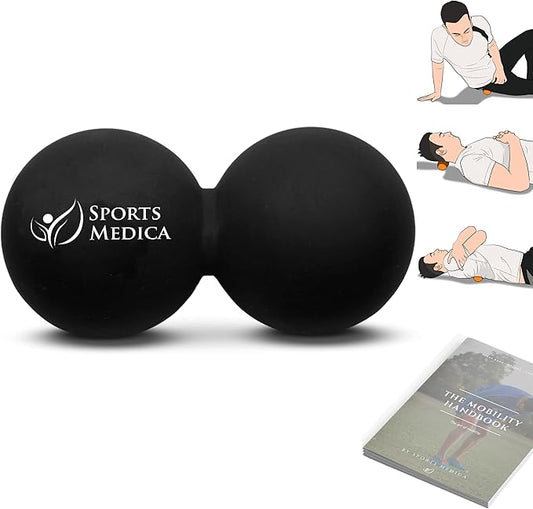 Peanut Massage Ball - Double Lacrosse and Peanut Ball Therapy | Trigger Point Deep Tissue Exercise | Back Muscle Foam Roller for Myofascial Release | Suboccipital Spine Device - Pressure Point