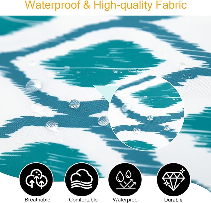 Outdoor Bench Cushion Waterproof, Tufted Bench Seat Cushion 42 x 15 Inch, Patio Wicker Indoor Seat Pads for Outside Garden Patio Balcony