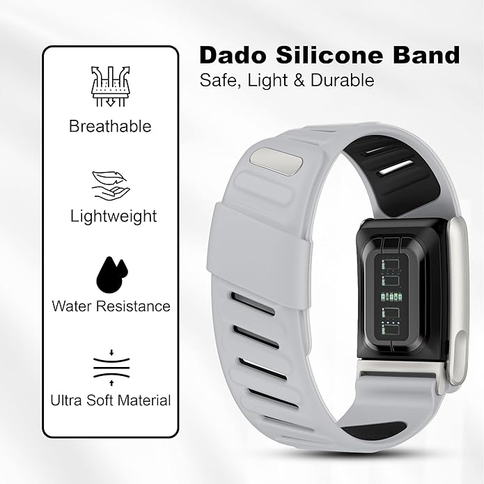 Silicone Sport Replacement Band Compatible with WHOOP 5.0, One, Peak, and Life Fitness Tracker – Breathable, Durable & Comfortable | Not for Whoop Gen 4