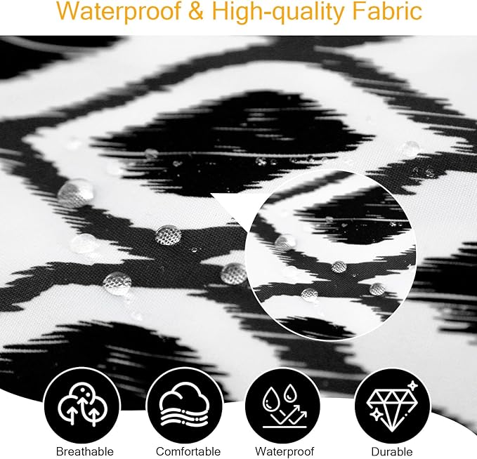 Outdoor Bench Cushion Waterproof, Tufted Bench Seat Cushion 36 x 15 Inch, Patio Wicker Indoor Seat Pads for Outside Garden Patio Balcony