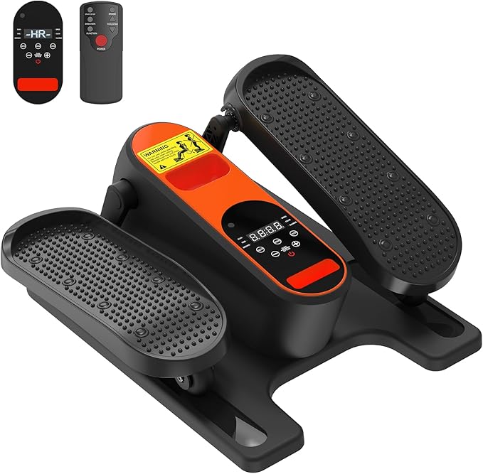 HOTSWEAT Under Desk Elliptical Machine, Ellipse Leg Exerciser as Seen on TV for Seniors, Portable Electric Seated Pedal Exerciser with Remote Control, 12 Speed Levels for Home Office