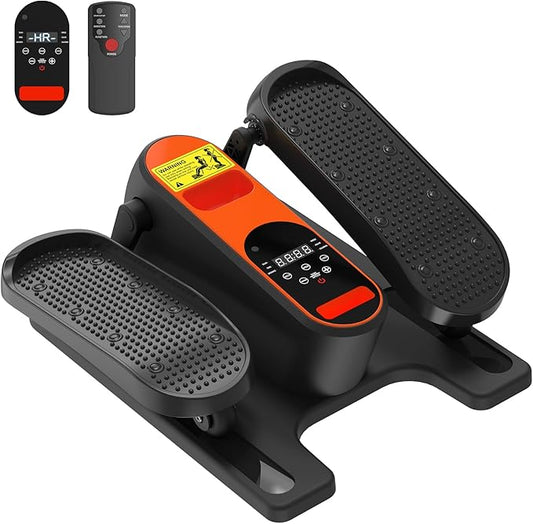 HOTSWEAT Under Desk Elliptical Machine, Ellipse Leg Exerciser as Seen on TV for Seniors, Portable Electric Seated Pedal Exerciser with Remote Control, 12 Speed Levels for Home Office