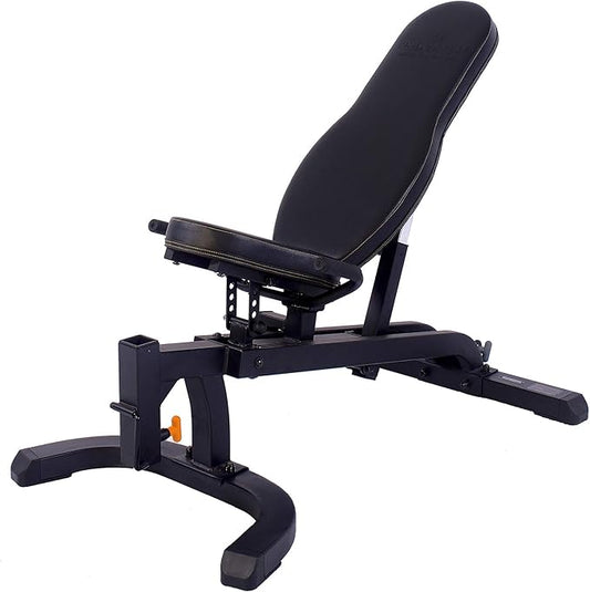 Powertec Fitness Workbench F.I.D. Bench - Adjustable Weight Bench, 600 lb Capacity - Exercise Equipment for Home Workouts - Universal Strength Training System