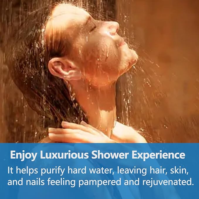 25 Stage Shower Filter Replacement Cartridge, 1 Pack Universal Cartridges for Hard Water – Removes Chlorine, Heavy Metals, Iron & Sediments, Fit Any Similar Design Shower Water Filter