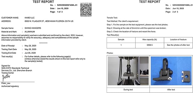 Heavy Duty Bronze Swing Hangers Screws Bolts Included Over 5000 lb Capacity Playground Porch Yoga Seat Trapeze Wooden Sets Indoor Outdoor (2 Pack)