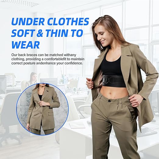 IYDoaMea Posture Corrector for Women and Men ( Order A Size Up ) Upgraded Back Brace Support, Adjustable Shoulder Straightener for Improving Back Posture, Relief for Upper and Lower Back, Lumbar, Neck, Shoulder Pain (L(35.4~41.3))