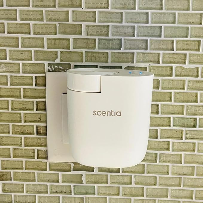 Home Scent Diffuser Starter Kit |Plug in Waterless Aroma Diffuser for Essential Oils | for Home, Office,Spa, Smart App | Covers up to 500 Sq. Ft. | White | 20ml Oil Included- Best Gift