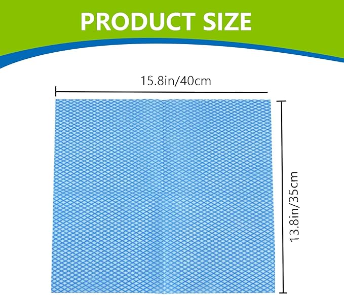 Disposable Cleaning Cloths Heavy Duty Dish Rag Disposable Dish Cloths 100 Count/Pack,Blue
