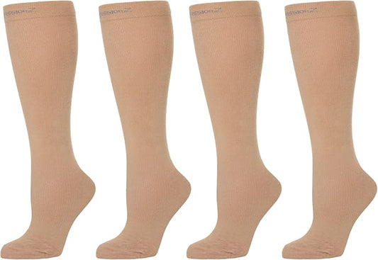 CompressionZ 30-40 mmHg Knee High Compression Socks Men & Women | Support Stockings for Travel, Nurses and Athletes