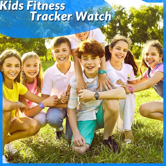 Kids Led Fitness Tracker Watch for Boys Girls, No App, Digital Sport Wristwatch, Waterproof, with Pedometer Alarm Clock, for Teens Children Students Ages 5-16 (deep Blue)