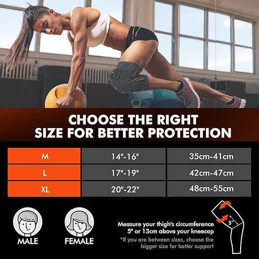 Adjustable Knee Brace for Women and Men, Patella Stabilizer Knee Brace, Knee Support with Side Stabilizers for Knee Pain Relief, Meniscus Tear, and Arthritis Pain (Black, Large)