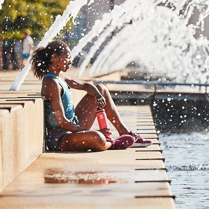 Takeya Originals 18 oz Vacuum Insulated Stainless Steel Water Bottle with Spout Lid, Graphite