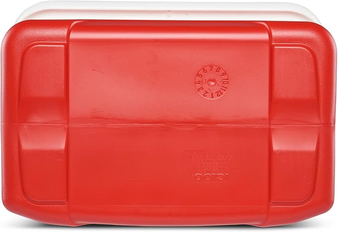 Igloos Cooler Hard-Sided Ice Chest, Insulated Portable Cooler, Heavy-Duty, Leak-Resistant Lid, Lightweight Ergonomic Handle